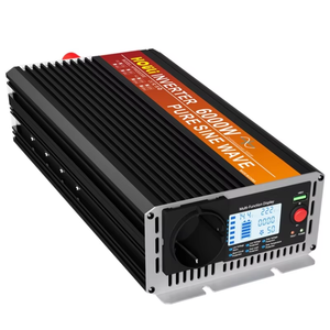Inversor de Corriente para Auto HOULI 12V/110V, 6000W, Onda Sinusoidal Pura, Fuera de Red, Convierte 12V/24V a 220V, 6KW - Product Image 5