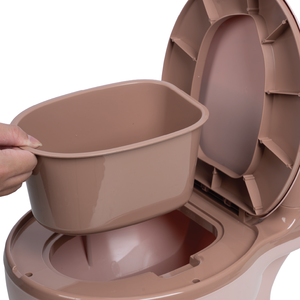 Silla de Entrenamiento para Ir al Baño para Niños Pequeños Hokori 5457, Plástico PP de una Pieza, Seguro y Duradero, Asiento de Inodoro Infantil Cómodo - Product Image 5