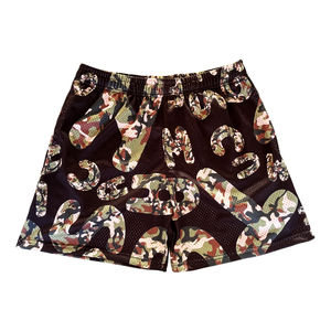 Manufacturer Custom Sublimation Print Graphic Mesh <b>Shorts</b> With Pockets Polyester 5 Inch <b>Men</b> Basketball Mesh <b>Shorts</b> - Product Image 3