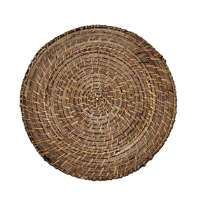 Rattan Charger Plate Natural Material Dishes Plates Dinnerware Eco-friendly Table Decor <b>Wedding</b> Centerpieces and Decoration - Product Image 1