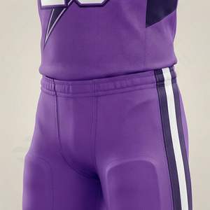 Uniforme de football américain sur mesure, nouveau design OEM, respirant, logo personnalisé, sublimation, compression pour les jeunes, vêtements d'équipe de performance - Product Image 4