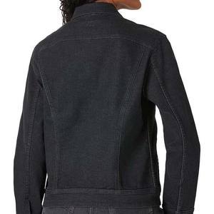 Veste en jean personnalisée OEM avec logo pour femmes, grande taille, col montant, vêtements d'hiver, coton extensible, vente en gros 2025 - Product Image 5
