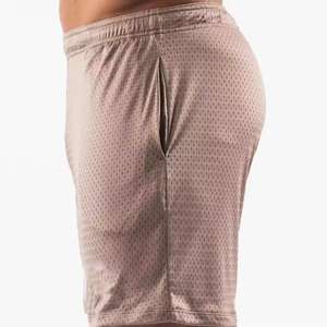 Pantalones Cortos Personalizados para Hombre, Tela de Lona, Transpirables, Cintura Elástica, Diseño Sólido, Estilo Urbano con Bolsillos para Gimnasio - Product Image 6