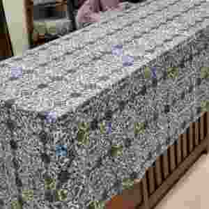 Sanvi K Handicrafts Art Nouveau Flora Print 100% Coton Lin Imprimé à la main sur table véritable - Product Image 3