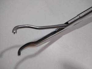 Pince Debakey Satinsky Grasper de haute qualité Instruments chirurgicaux à arbre laparoscopique de 5mm ou 10mm avec source d'alimentation manuelle - Product Image 3