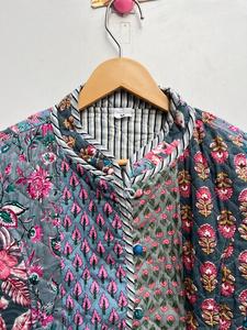 เสื้อแจ็คเก็ตผ้าฝ้ายเย็บต่อกันแบบอินเดีย ทำมือ สำหรับทั้งชายและหญิง รุ่นใหม่ล่าสุด เสื้อโค้ทฤดูหนาวแบบ Burfi ตกแต่งกระดุม ระบายอากาศได้ดี ให้ความอบอุ่น เหมาะสำหรับฤดูใบไม้ร่วง - Product Image 4