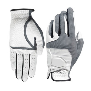 Guantes de Golf de piel de oveja transpirables para hombre, mano izquierda/derecha, cuero genuino suave con gránulos antideslizantes, guantes de Golf para hombre, logotipo personalizado - Product Image 1