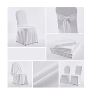 Housse de chaise confortable en coton 100% pur, toucher doux, tissu respirant, look moderne et élégant