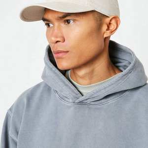 Vêtements personnalisés en gros 100% coton en rose Ensemble sweat-shirt et short pour homme Deux pièces Ensemble court - Product Image 5