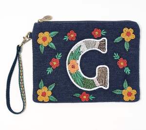 Artisanat traditionnel broderie perlée Bertille petit sac portefeuille fantaisie élégant luxe et haute qualité dernier par Hiba Enterprises - Product Image 2