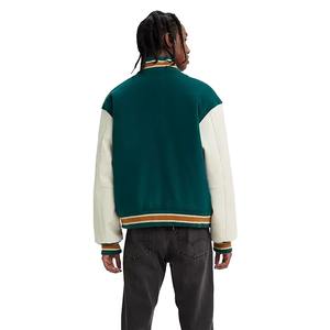 2025 chaqueta de béisbol de invierno de gran tamaño para hombre con logotipo personalizado directo de fábrica 100% algodón polar estilo informal posición del logotipo frontal - Product Image 4