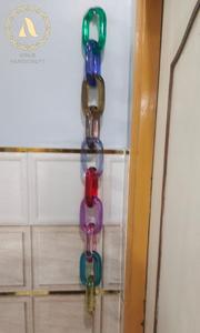 ห่วงโซ่อะคริลิคติดผนังที่ทันสมัยทำด้วยมือของตกแต่งบ้านแบบผูกติดเองสำหรับแขวนทั้งชิ้นทำจากเรซินที่น่ารักที่สุด - Product Image 3