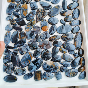 Pierres de palmier Pietersite de haute qualité pierres de cristal naturelles faites à la main finition lisse pierre précieuse en vrac pour la guérison et les cadeaux - Product Image 1