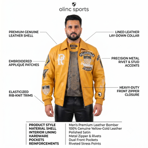 Mayorista en Línea B2B del Mundo en Chaquetas de Cuero para Hombre con Diseño de Parches, Fabricantes, Proveedores, Exportadores e Importadores - Product Image 5