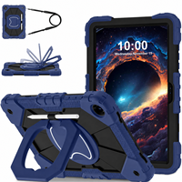 Étui de protection robuste WESOROL pour tablette avec support pour stylet et béquille pour Samsung Galaxy Tab A11 Plus A9 Plus 11 pouces