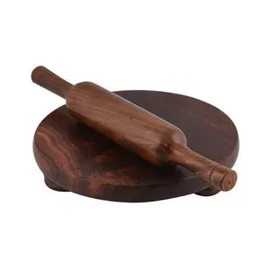 Unique Wood Pattern Rolling Pin with Wooden Handle Pastry Board Kids Dough Roller Baking Tools and handmade use