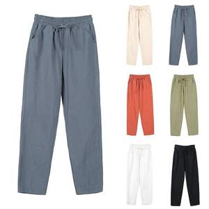 กางเกงขายาวทรงตรงผ้าฝ้ายแท้ 100% ราคาแข่งขัน กางเกงผู้ชายคุณภาพสูงราคาถูก - Product Image 1