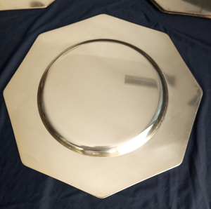 จานและจานโลหะใส่อาหารสำหรับงานแต่งงานแบบดั้งเดิมจานตกแต่งทำจากทองเหลืองมีรายละเอียดอย่างมีรายละเอียด - Product Image 4