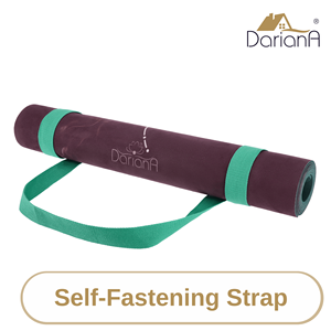 Premium Suede Yoga <b>Mat</b> Tiger Design Green 183 × 61 cm Thick 3 mm Natural Rubber Non Slip Yoga Pilates Fitness <b>Mat</b> - Product Image 4