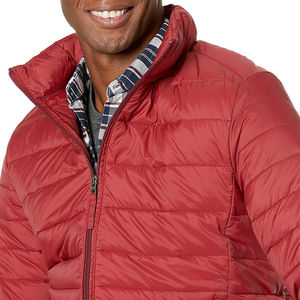Nouveau design veste d'hiver zippée unie pour hommes à bas prix vêtements de rue vêtements décontractés pour hommes vestes rembourrées de haute qualité à vendre - Product Image 2