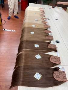 100% Premium Luxury Kinky Straight Body Wave Yaki Extensiones de cabello humano de alta calidad Deep Wave Ponytail Wholesale Vietnamita - Product Image 6