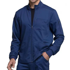 Veste médicale personnalisée unisexe à manches longues, grande taille, pour infirmiers et médecins, avec poche antivol esthétique au bras, pour personnel hospitalier - Product Image 5
