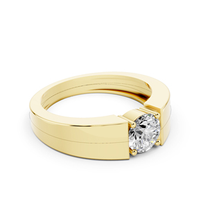 Bague élégante en or 14 carats avec diamants cultivés en laboratoire-Bijoux de luxe durables pour toutes les occasions Bijoux pour femmes - Product Image 2