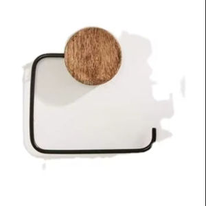 Portarrollos de Papel Higiénico para Baño con Soporte de Madera y Metal, Diseño Nuevo, Decorativo, Hecho a Mano, de Lujo - Product Image 1