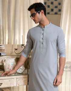 Kurta Pathani en coton spécial Eid pakistanais pour hommes, pantalon Shalwar, robe de fête de mariage, vêtements islamiques, vente en gros, haute qualité - Product Image 3