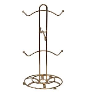 6-Hook Rose <b>Gold</b> <b>Mug</b> Tree High Quality new modern and luxury design for Kitchenware Hot Selling wholesale made in india 2023 - Product Image 4