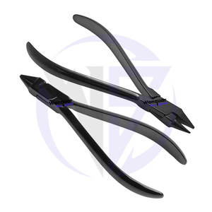 Herramienta Manual Wenquar de 13 cm para Doblar Alambres de Ortodoncia y Formar Lazos, Alicates de Pico de Pájaro Negros, Instrumento Quirúrgico Dental - Product Image 3