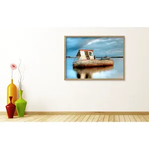 For FSC Certified MDF <b>Square</b> Photo <b>Frame</b> 15x15 Nordic Thin Wood Profile - Product Image 1