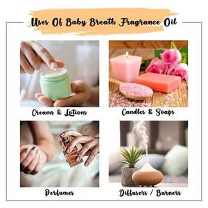 Therapeutic Grade Baby Breath <b>Body</b> Oil Fresh Ylang-ylang and Sandalwood Fragrance Pure Essential Oil for Skin Use - Product Image 4