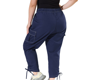 Haute qualité femmes Cargo pantalon femmes mode Cargo survêtement pantalon taille haute droite décontracté Streetwear pantalon ample vêtements de travail 2026 - Product Image 6