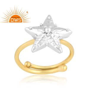 New Pattern Design Brass <b>Adjustable</b> <b>Ring</b> Custom Jewelry For Women Gift For Her Custom Jewelry Manufacturer - Product Image 1