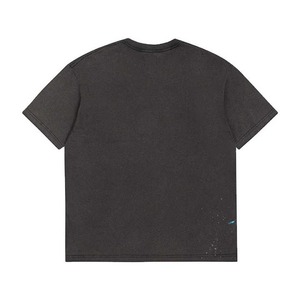 Vintage Distressed Eco-Friendly Quick Dry Short Sleeve Paint Print <b>T</b>-shirt White Black Organic Cotton Men's Customization 2026 - Product Image 3