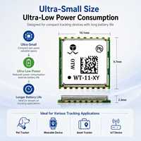 Module GNSS multi-constellations compact à faible consommation WT-11-XY avec UART NMEA0183