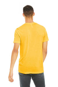 Fashion Style Crew Neck <b>T</b> <b>Shirt</b> <b>Men's</b> <b>Yellow</b> 100% Cotton Hip Hop Breathable Daily Wear Fit Wholesale Supplier - Product Image 3