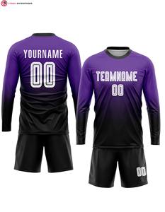 เสื้อทีมฟุตบอลชุดเต็มตัวชุดทีมฟุตบอลชุดนักกีฬาอเมริกันเสื้อฟุตบอล100% - Product Image 3