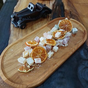 Bandeja de madera dura para servir dulces, chocolates, tablero para servir desayuno, comida, bar, decoración de cocina para el hogar, regalos de boda, restaurante - Product Image 3