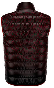 Veste universitaire lavable de haute qualité pour hommes, gilet bouffant sans manches pour l'hiver, col montant, motif fabriqué 100% polyester et coton - Product Image 3