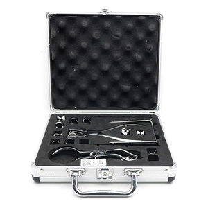 ชุดคลิปหนีบยางกันน้ำลายทางทันตกรรมแบบใช้ซ้ำได้ ทำจากสแตนเลส พร้อมด้ามจับตามหลักสรีรศาสตร์ สำหรับการรักษาทางเอนโดดอนต์และการแยกส่วนของเหลวในศัลยกรรม - Product Image 6