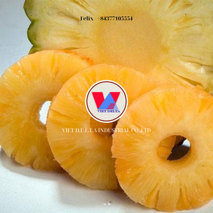 TRANCHES DE FRUITS D'ANANAS JAUNE NATUREL/ÉTIQUETTE PROPRE/BOOST IMMUNITAIRE/EN CONSERVE - Product Image 1