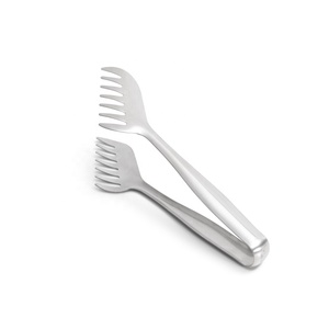 2025 italiano 18-10 acero HORECA juego de utensilios de cocina multiusos espagueti Tong Ravioli Pasta cucharas para servir hoteles restaurantes - Product Image 2