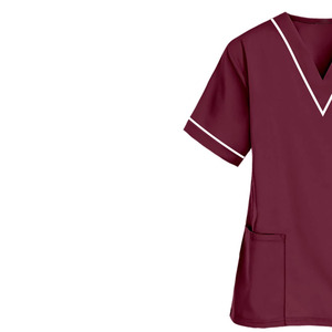 Calidad superior mujeres Hospital Enfermeras Scrubs Venta al por mayor todos los colores y tamaños disponibles fácil de usar Hecho con poliéster - Product Image 3