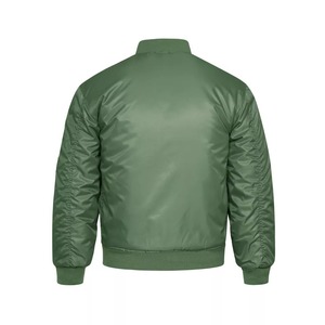 Hot sales 2024 premium stylish <b>flight</b> classic bomber <b>jacket</b> with ribbed collar hem and sleeve cuff - Product Image 4