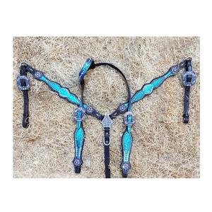 Cabeza de caballo occidental con hebilla de metal con logotipo personalizado, cabeza de caballo occidental y cuello de pecho al mejor precio - Product Image 6