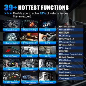 Herramienta de Diagnóstico Automotriz XTOOL D7S, <span class=keywords><strong>39</strong></span>+ Funciones de Reinicio, Codificación de ECU, Escáner Automotriz para Todos los Sistemas con Protocolo CAN FD y DOIP FCA, Escáner OBD2 - Product Image 4