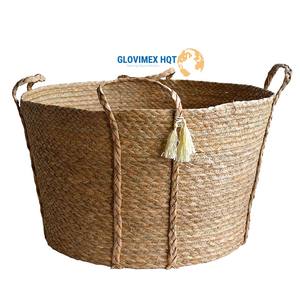 Hot New Design Jacinthe D'eau Panier De Rangement Panier Tissé Durable Tissé À La Main Cuisine Espace Organisateur - Product Image 1