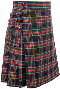 Jupe courte homme traditionnel Highland Tartan pratique Kilt jupe homme Vintage Kilt Ecosse gothique Punk mode Kendo poche - Product Image 4